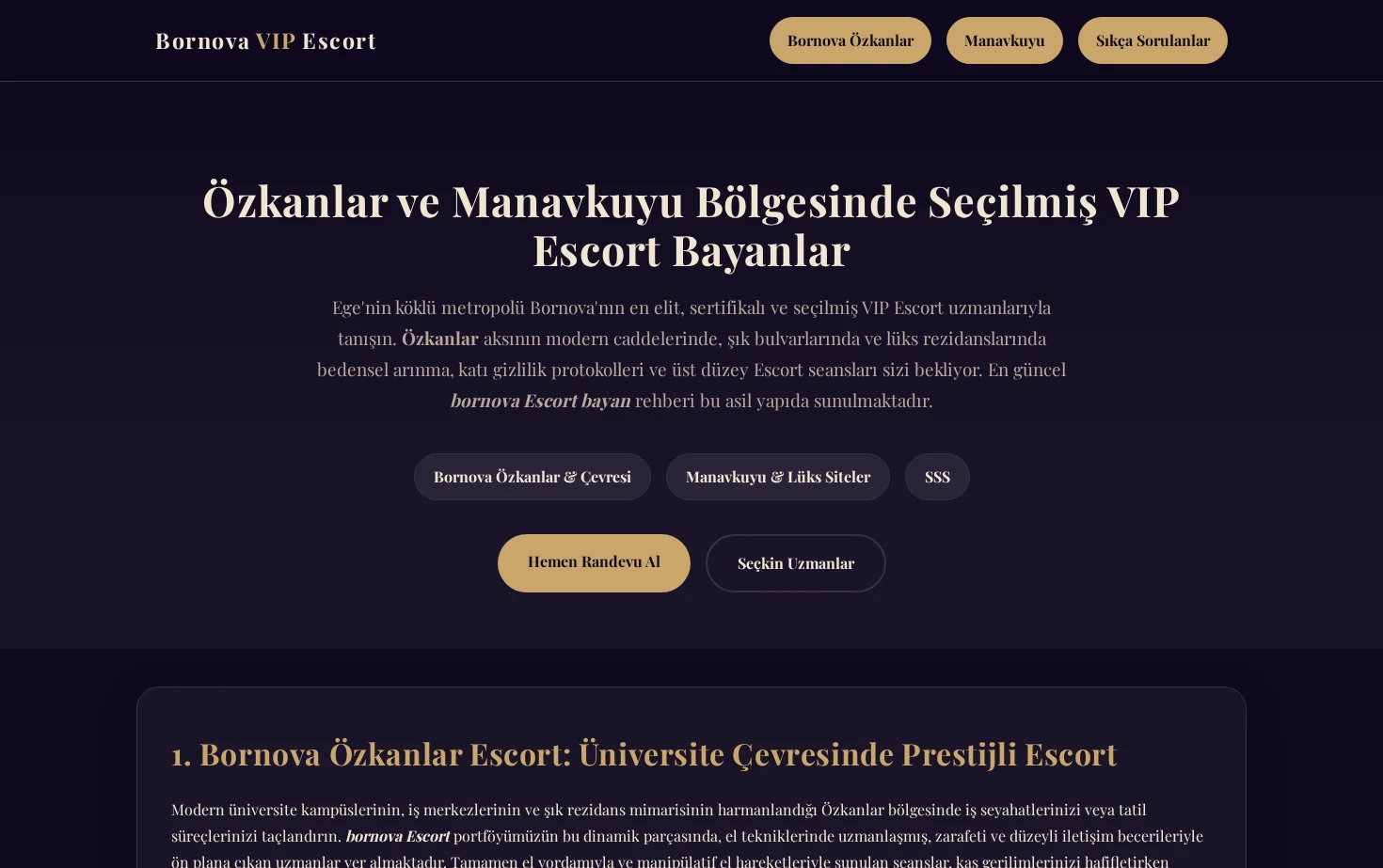 Bornova Escort 页面快照